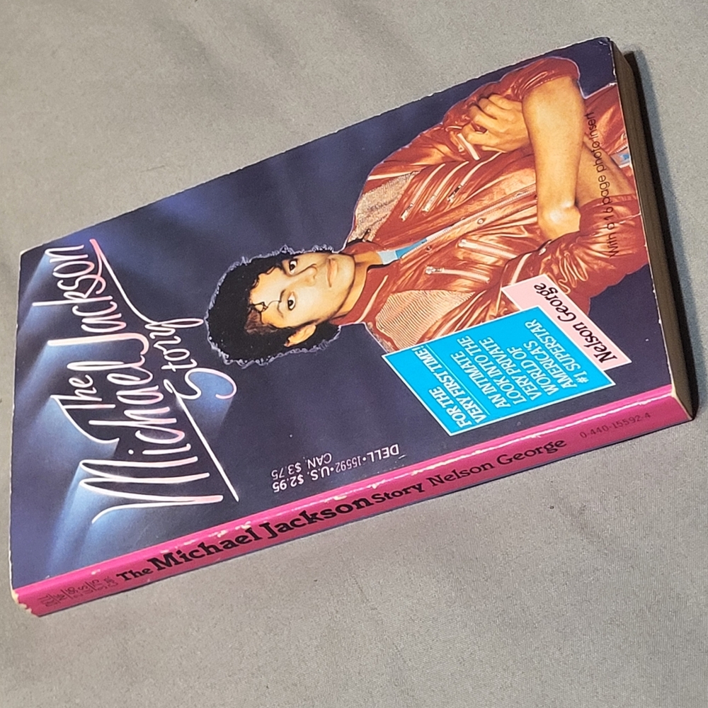 MICHAEL JACKSON Book Fair Set vintage 1984 1980s Biography Notebook vtg - Picture 4 of 9